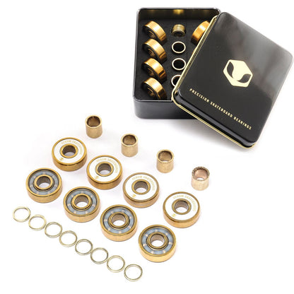 Venom Precision Gold Skateboard Bearings - Skate Rated Bearings Venom Skateboards