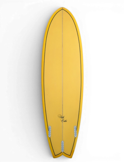 ABC Fishcake Surfboard Yellow 6'6" Fish ABC