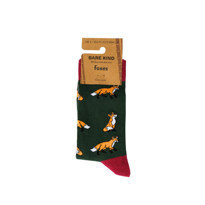 Save the Foxes Bamboo Socks Socks Bare Kind