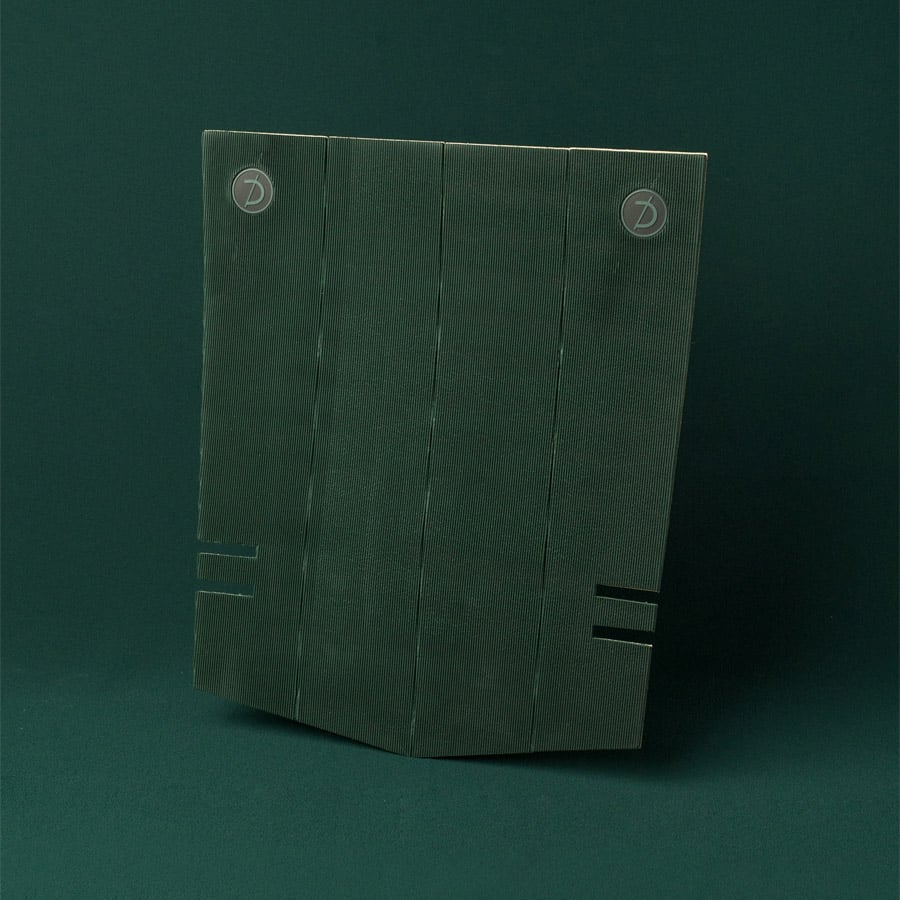 Deflow Front Pad deck grip Deflow Surf Green 4 piece