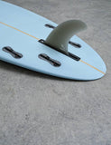 Futures Lost 6.25″ Single Fin Fibreglass Grey Smoke US Box - Bob Gnarly Surf