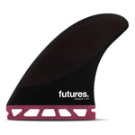 Futures P8 Honeycomb Burgundy Thruster Set - Bob Gnarly Surf