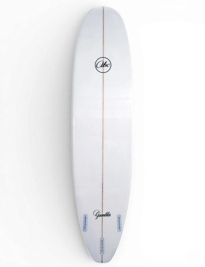 ABC Gambler Surfboard White 8'0" Mini Mal ABC