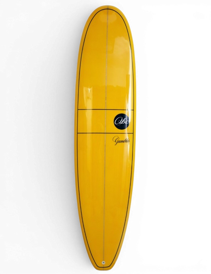 ABC Gambler Surfboard Yellow 7'6" Mini Mal ABC