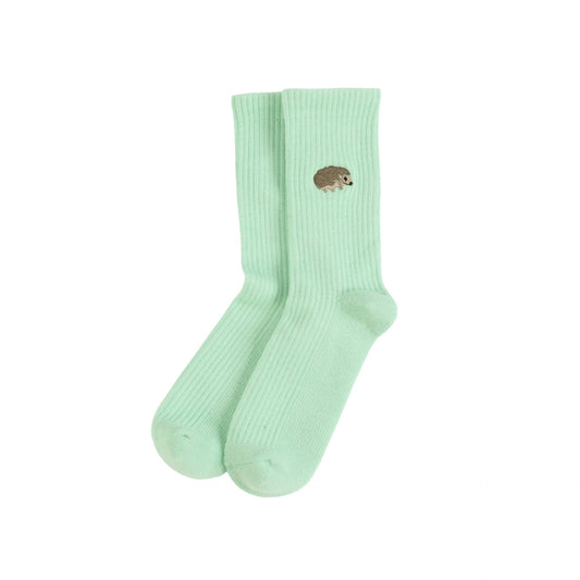 Save the Hedgehog Ribbed Bamboo Socks Socks Bare Kind
