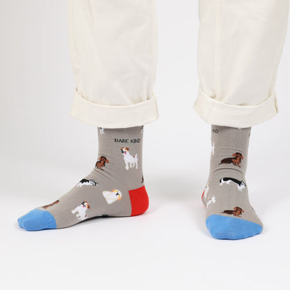 Save the Grey Dog Bamboo Socks Socks Bare Kind