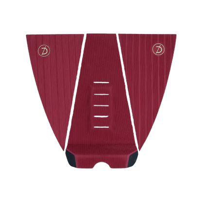 Deflow 3 Piece Traction deck grip Deflow Surf Burgundy 3 piece