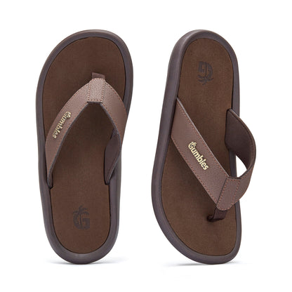 Noosa Flip-Flops - Men's - Brown Noosa Flip-Flops Gumbies