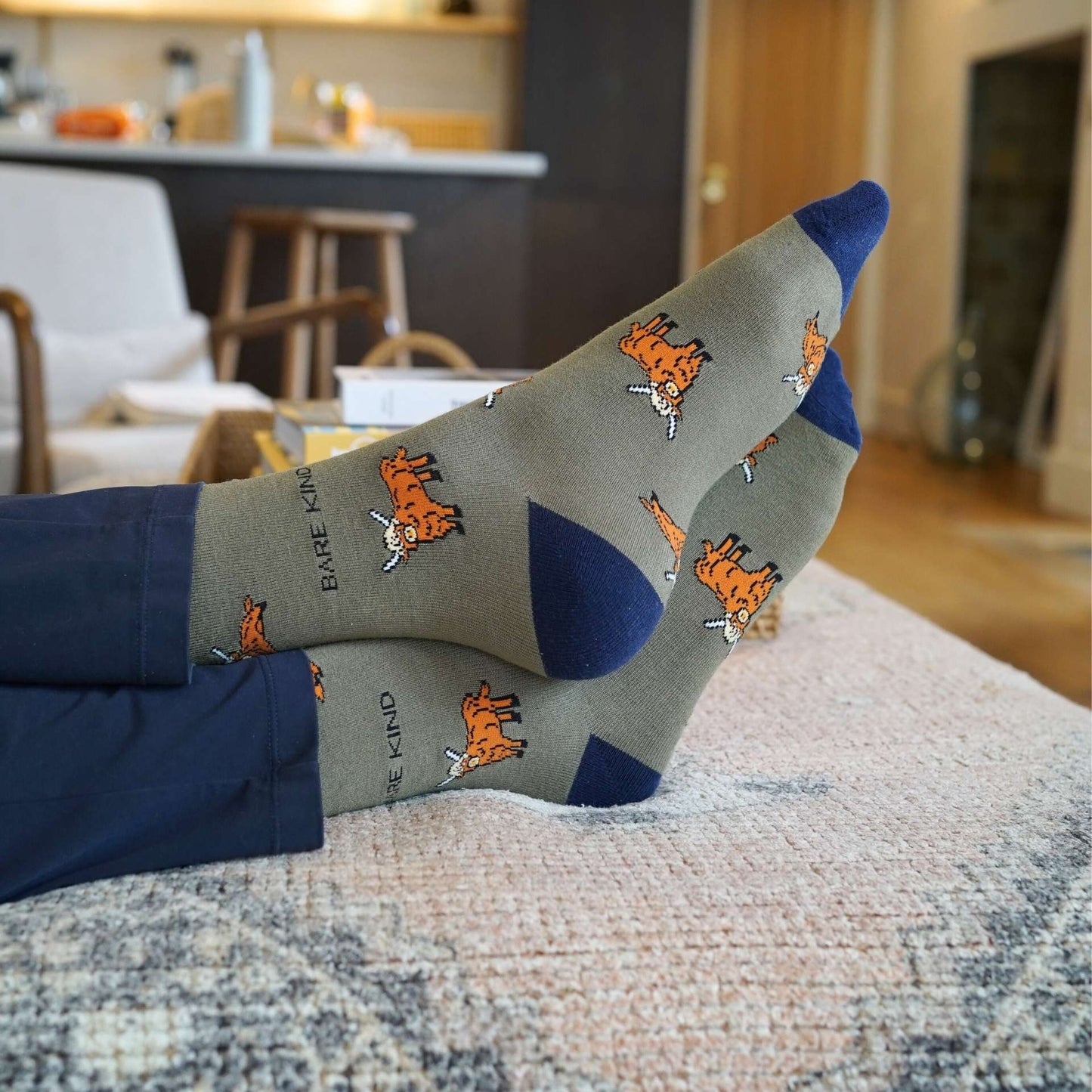 Green Cow Bundle of 2 Bamboo Sock Set Socks Bare Kind