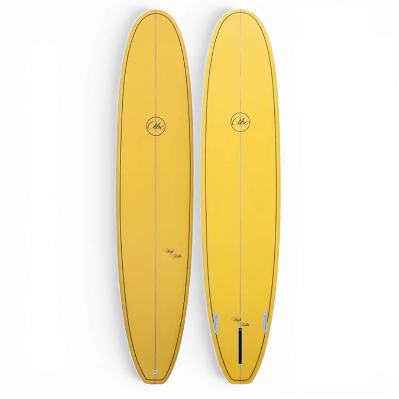ABC High Roller Longboard Surfboard Yellow 9'1" Longboard Surfboard ABC