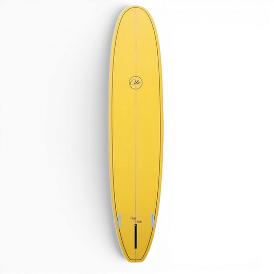 ABC High Roller Longboard Surfboard Yellow 9'1"