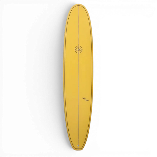 ABC High Roller Longboard Surfboard Yellow 9'1"