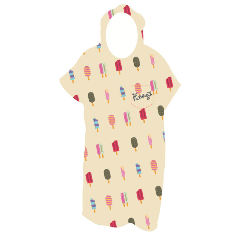 Range kids poncho kids poncho Range cream One size