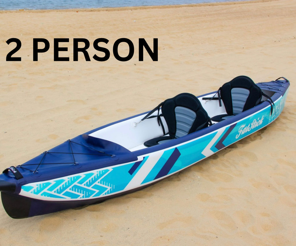 Inflatable 1 & 2 Person Drop Stitch Kayak Package | Canoe | iKayak Sale items FatStick Boards