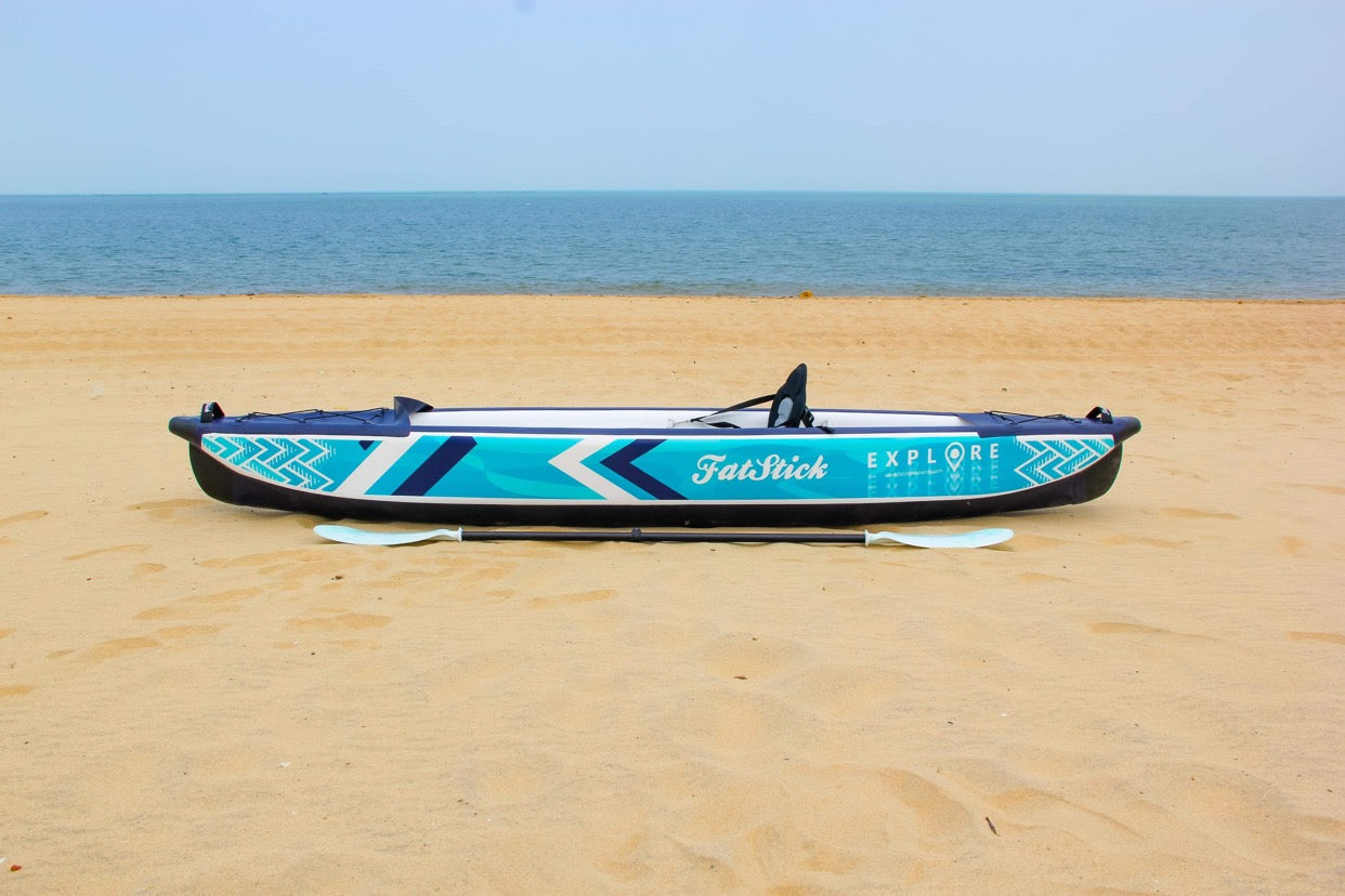 Inflatable 1 & 2 Person Drop Stitch Kayak Package | Canoe | iKayak Sale items FatStick Boards