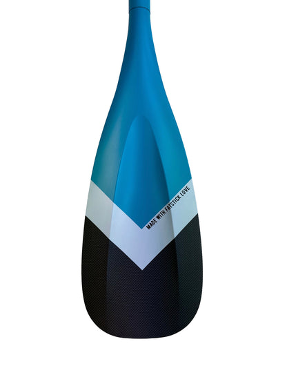FREE BAG | 3 Piece Full Carbon Paddle Board Paddle - Blue/Pink/Black FatStick Boards