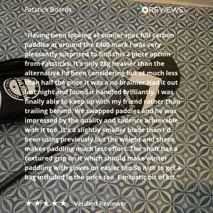 FREE BAG | Full 1 Piece Carbon SUP Paddle Board Paddle SUP Paddles FatStick Boards