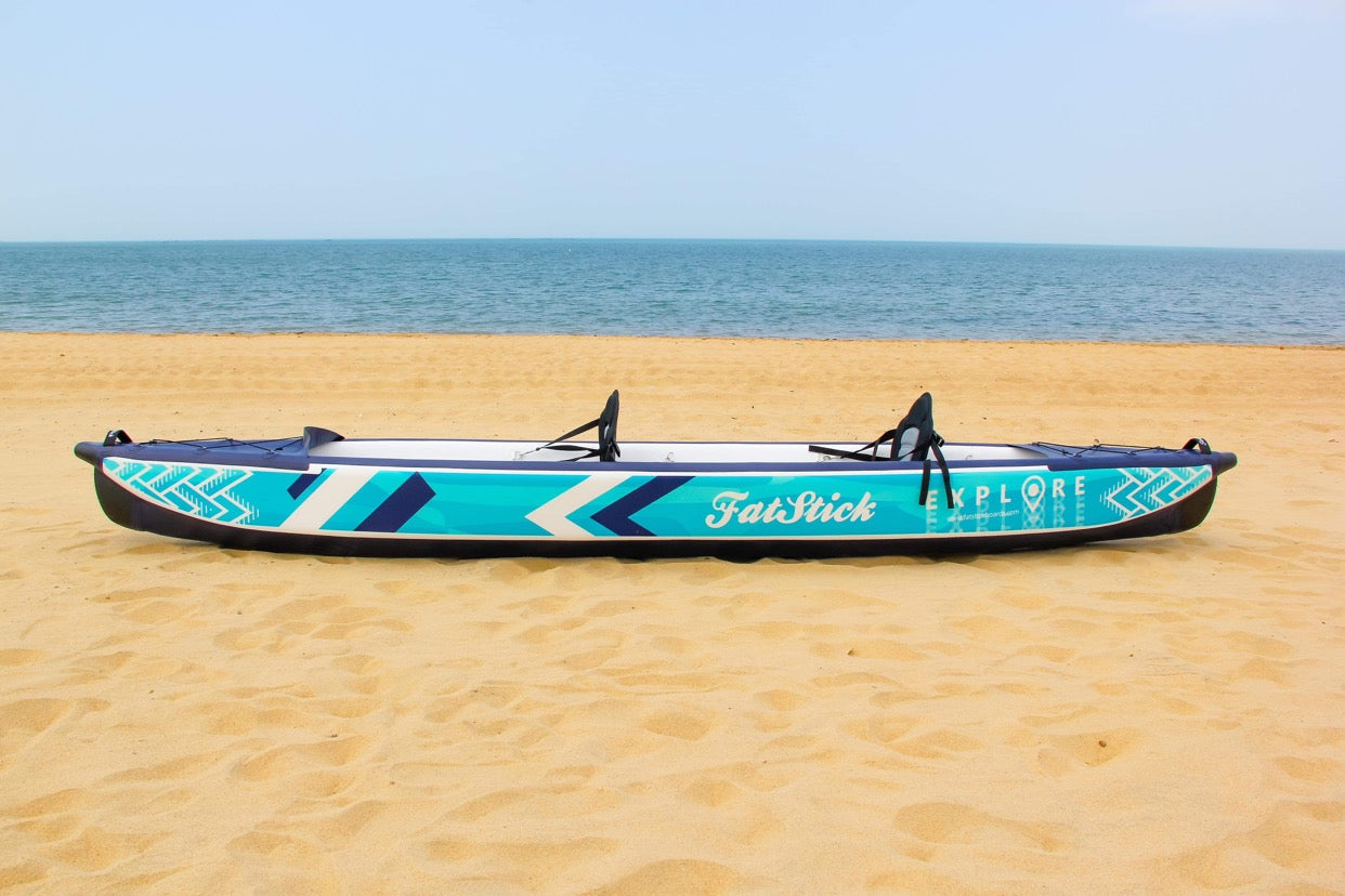 Inflatable 1 & 2 Person Drop Stitch Kayak Package | Canoe | iKayak Sale items FatStick Boards