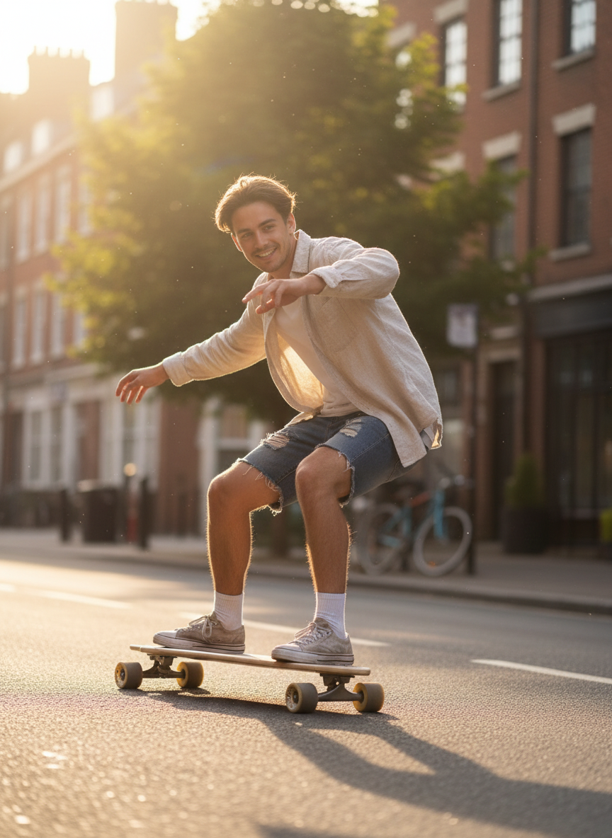 Crush Surfboards Creepie Tiki Cruiser Longboard Skateboard