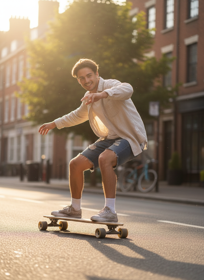 Crush Surfboards Creepie Tiki Cruiser Longboard Skateboard