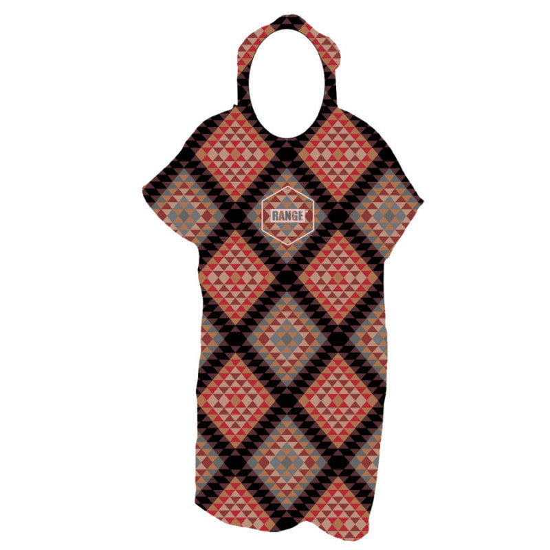 Range Poncho poncho Range Red One size