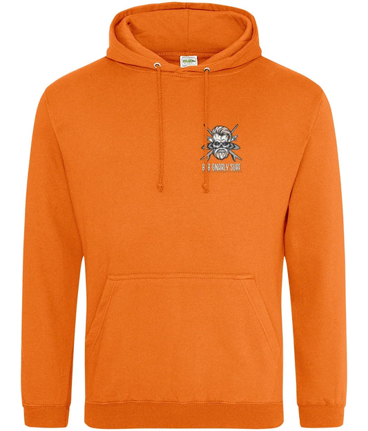 Bob Gnarly Surf Skull & Crossboards Classic Hoodie Hoodies Bob Gnarly Surf Orange Crush X-Small