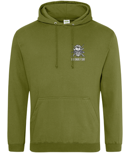 Bob Gnarly Surf Skull & Crossboards Classic Hoodie Hoodies Bob Gnarly Surf Khaki X-Small