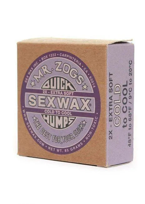 Mr Zogs Sex Wax Quick Humps - Cold / Cool Water - Bob Gnarly Surf