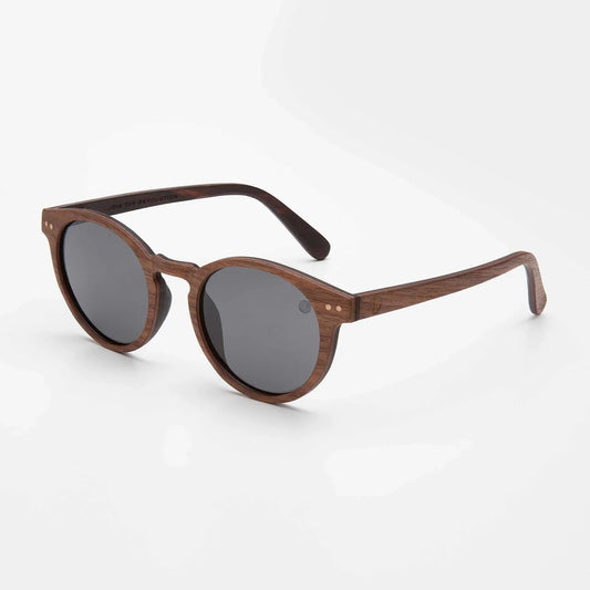 Pearl Walnut Eyewear Eco Friendly Sunglasses Union Of Surf Grey Lens