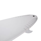 NSP 7’6 Protech Funboard White Tint Surfboard - Bob Gnarly Surf