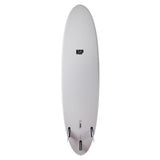 NSP 7’6 Protech Funboard White Tint Surfboard - Bob Gnarly Surf