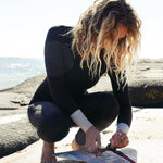Ocean & Earth 4/3 Womens Free Flex Chest Zip Wetsuit Black - Bob Gnarly Surf