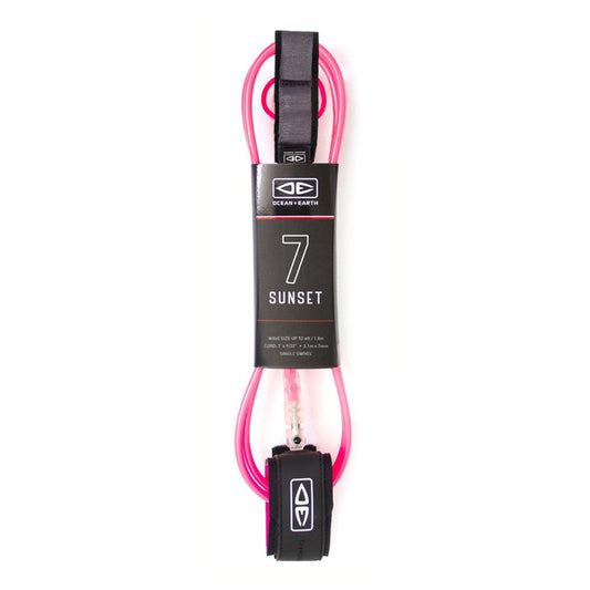 Ocean & Earth 7’0 Sunset Leash Pink - Bob Gnarly Surf