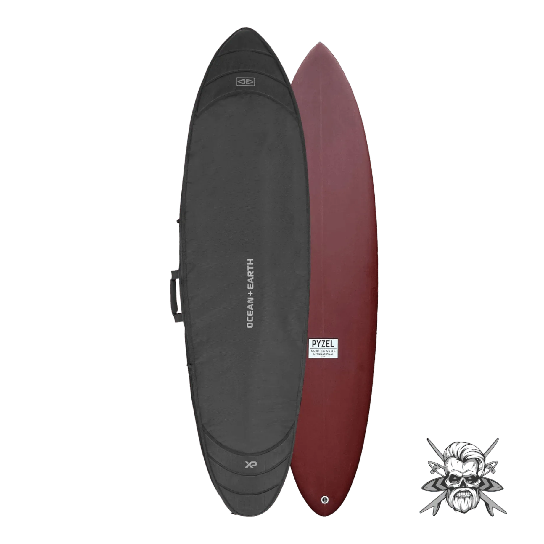 Ocean & Earth Hypa 1 Midlength Surfboard Day Cover - Bob Gnarly Surf