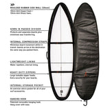 Ocean & Earth Hypa Double 2 Shortboard Surfboard Travel Coffin Cover - Bob Gnarly Surf