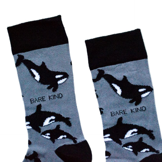 Save the Orcas Bamboo Socks Socks Bare Kind