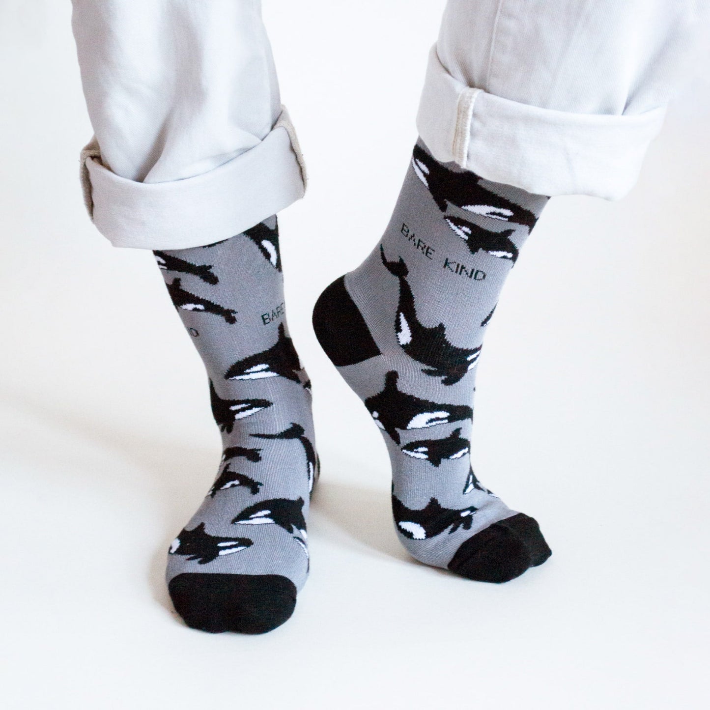 Save the Orcas Bamboo Socks Socks Bare Kind