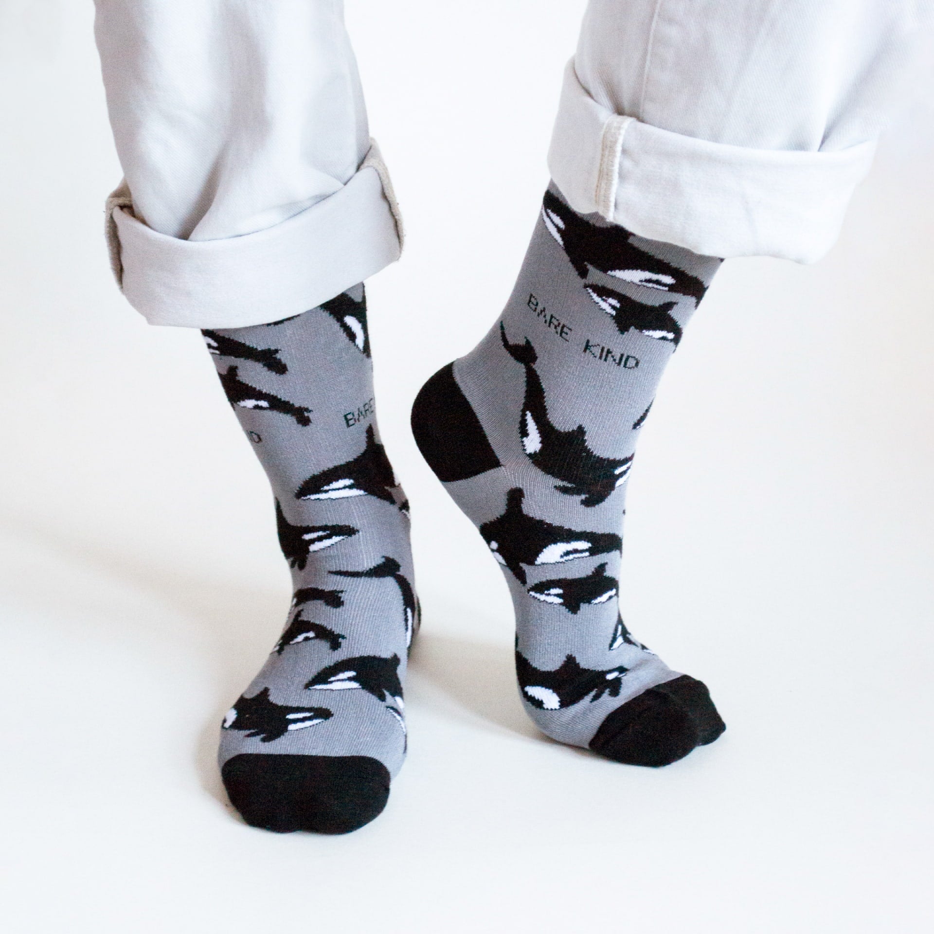 Save the Orcas Bamboo Socks Socks Bare Kind
