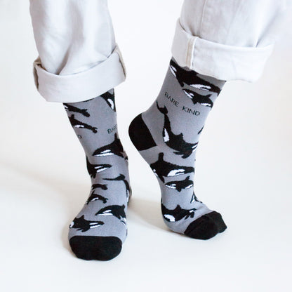 Save the Orcas Bamboo Socks Socks Bare Kind