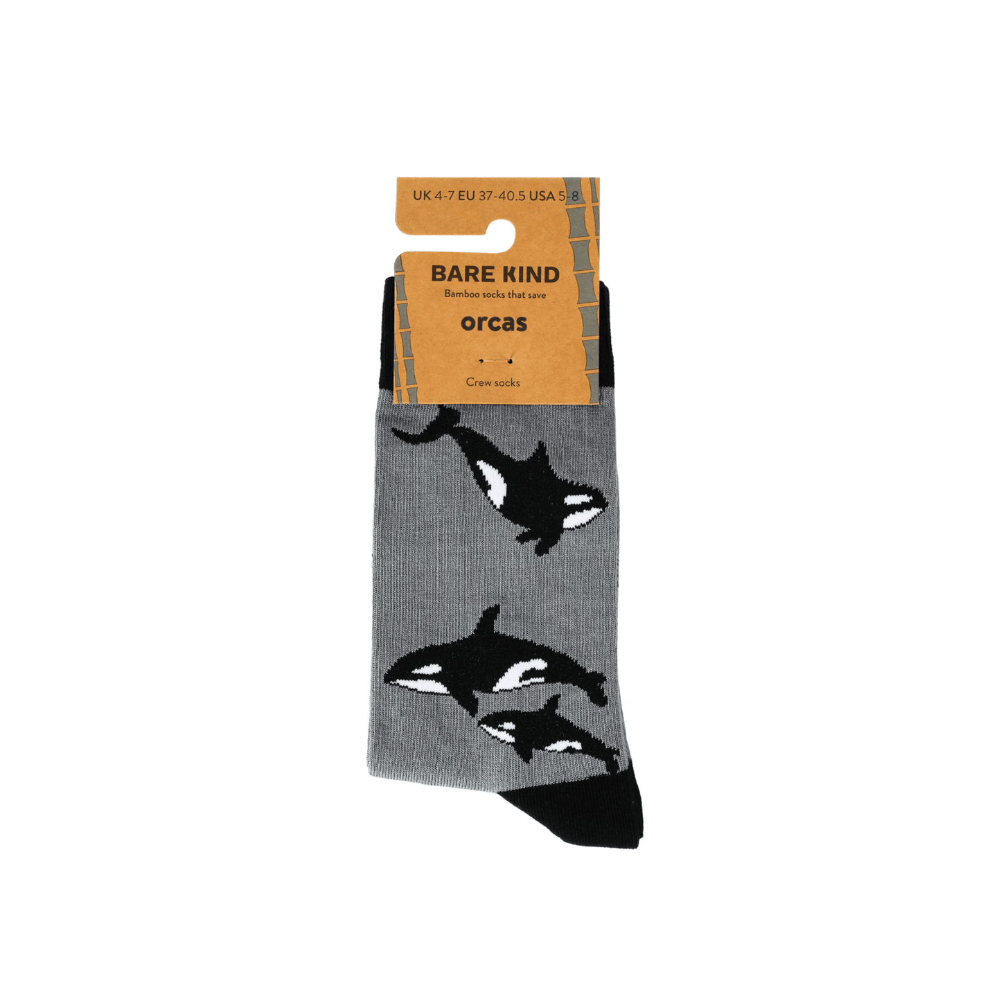 Save the Orcas Bamboo Socks Socks Bare Kind