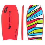 Osprey 40" Shatter Bodyboard Red - Bob Gnarly Surf