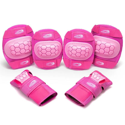 Osprey Kids Skate Pad Complete Set Pink - Bob Gnarly Surf