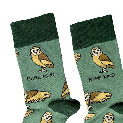 Save the Barn Owls Bamboo Socks Socks Bare Kind