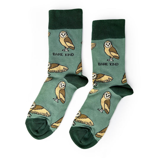 Save the Barn Owls Bamboo Socks Socks Bare Kind