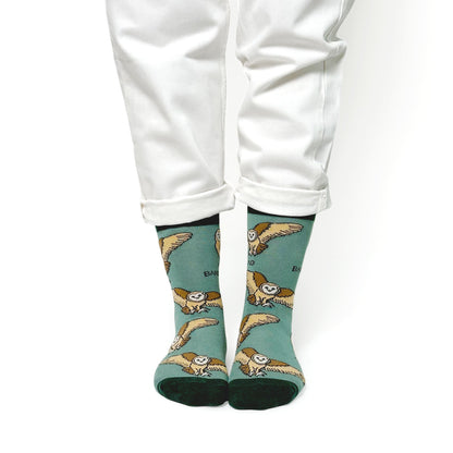 Save the Barn Owls Bamboo Socks Socks Bare Kind