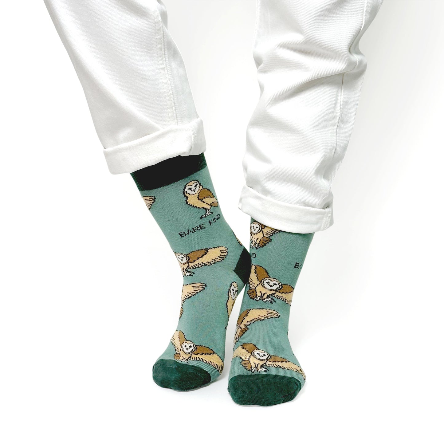 Save the Barn Owls Bamboo Socks Socks Bare Kind
