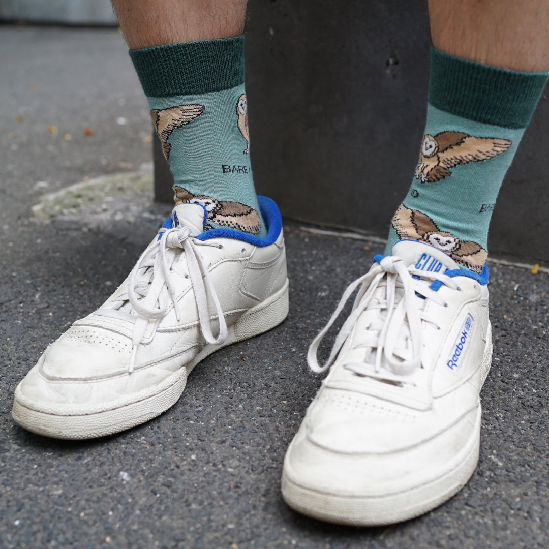 Green Farm Animals Bundle of 4 Bamboo Sock Set Socks Bare Kind