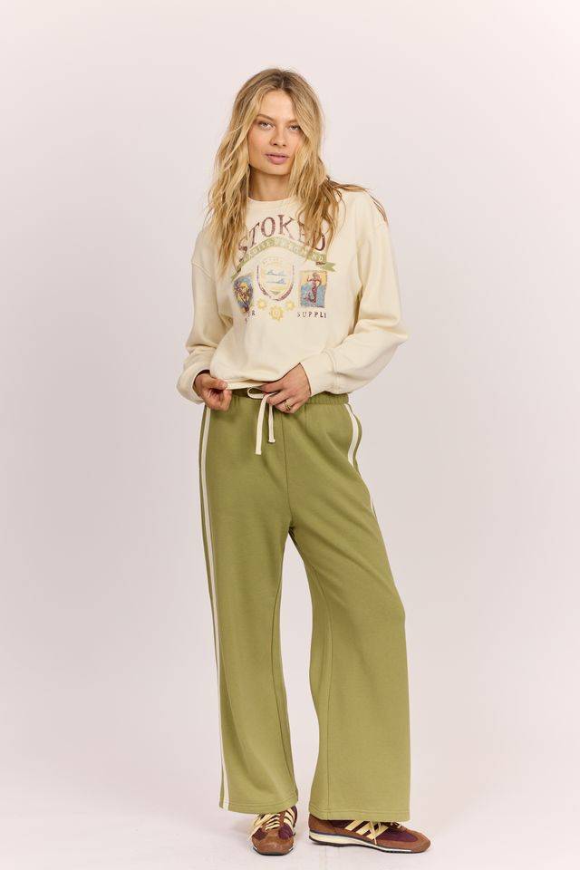 Sisstrevolution Cabana Fleece Pant ladies trousers Sisstrevolution army XS