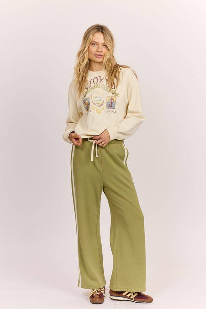 Sisstrevolution Cabana Fleece Pant ladies trousers Sisstrevolution army XS