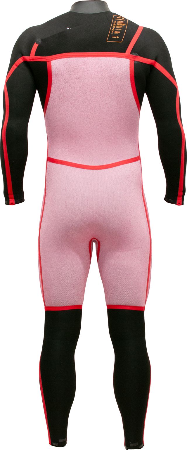 Alder Evo Fire MX Men's 6/4 mm Chest Zip Black Wetsuit Wetsuits Alder